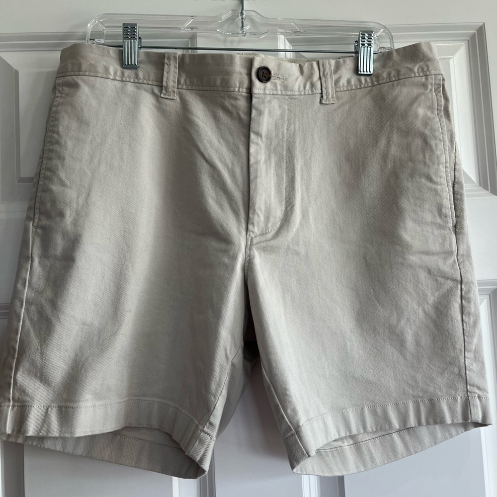 J. Crew Tan Flat Front Shorts Classic Summer Style